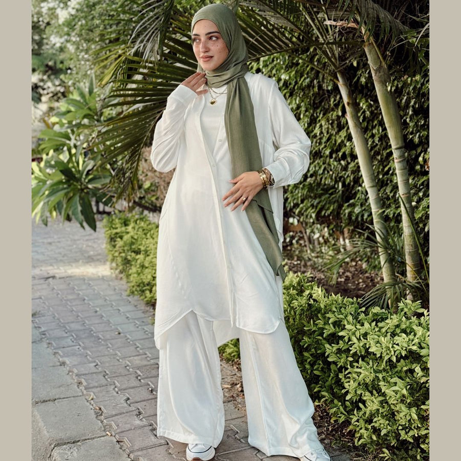 '- AB Essential Women Wear - Badya Set White