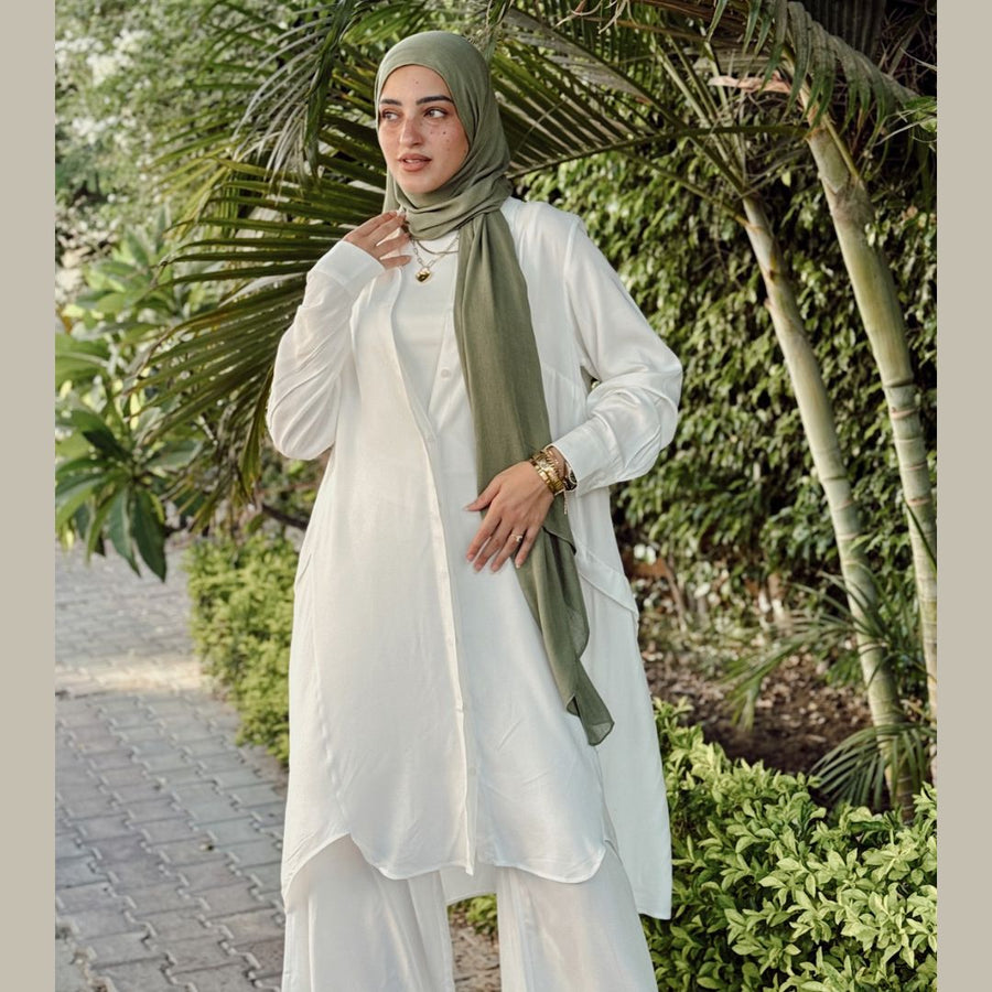 '- AB Essential Women Wear - Badya Set White