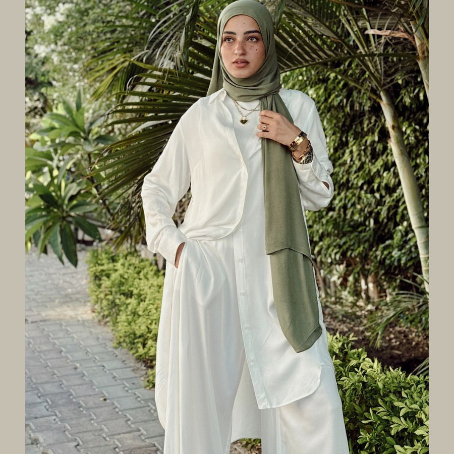 '- AB Essential Women Wear - Badya Set White